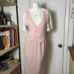 Vintage Teddi Picnic Maxi Dress
